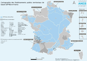 Carte des EPTB @ANEB