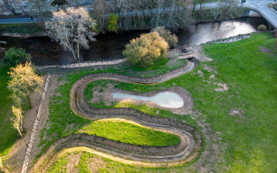 Bourdeilles SRBD 05 - Photo drone après réalisation - Crédits photo :  Jean François Tremege