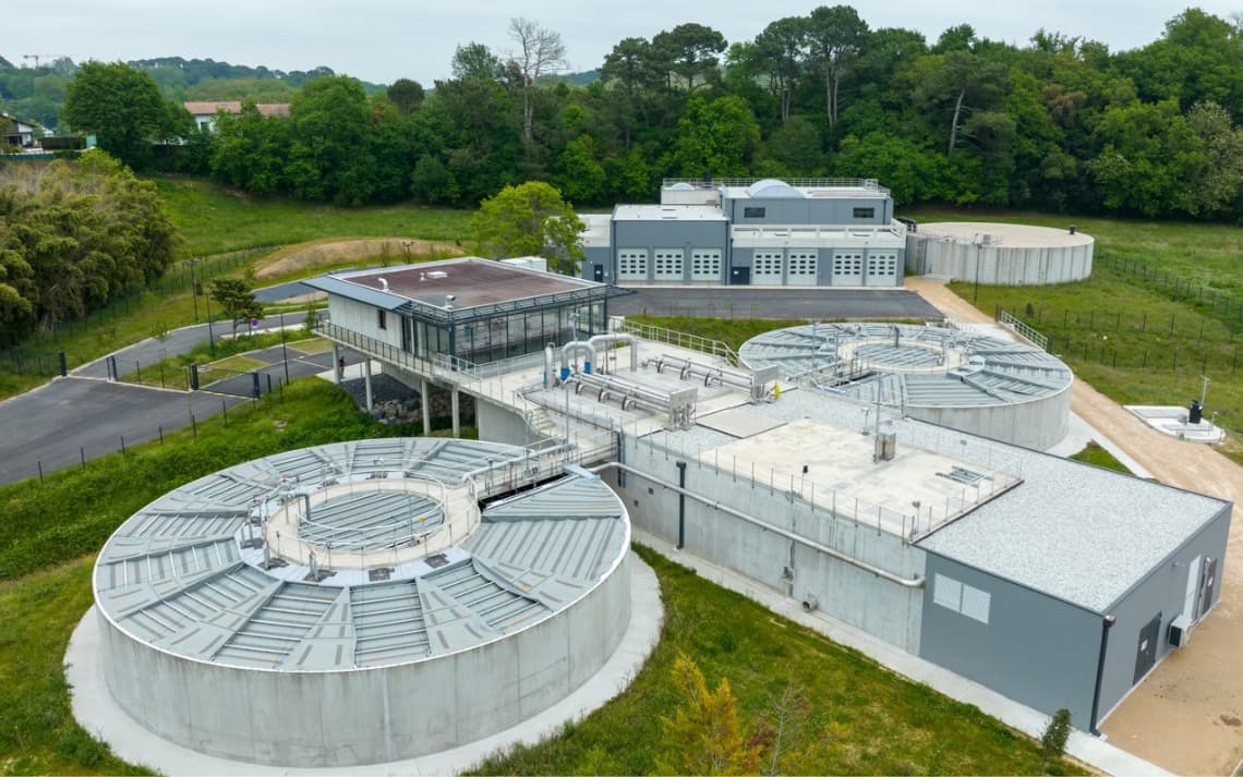 Station d'épuration Saint Bernard - Crédits photo : Ville de Bayonne
