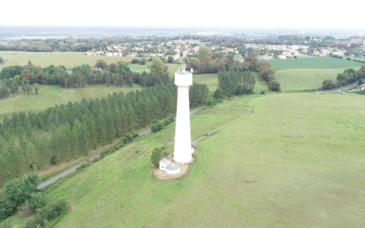 Chateau d'eau de Saint-Sever - Crédits photo : Commune de Saint-Sever
