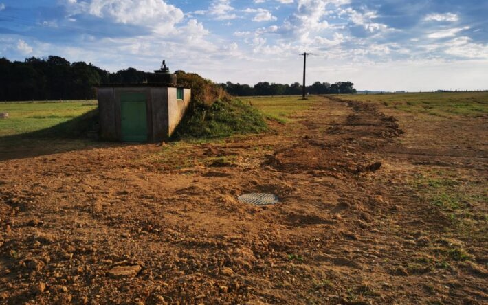 Au total, 12 km de réseau d’eau potable ont été aménagés – Crédits photo  : Syndicat Mixte de Production d’eau potable du sud Haute-Marne (SMIPEP)
