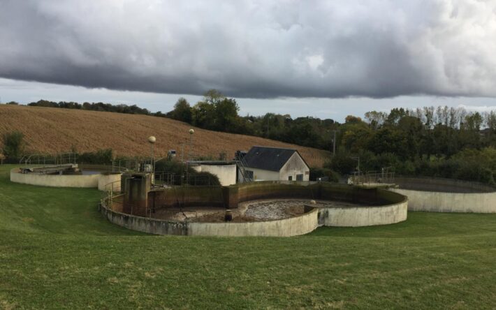 La station d’épuration de Tillys-sur-Seulles avant travaux – Crédits photo : Christian Guesdon