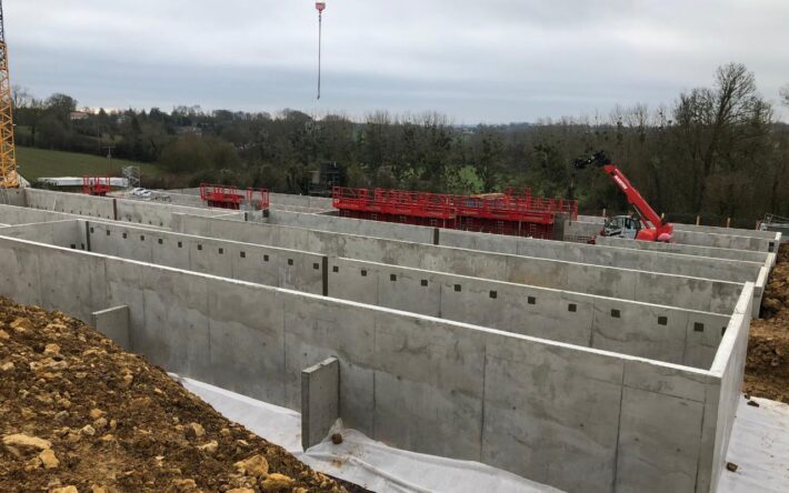 La station d’épuration pendant travaux – Crédits photo : Christian Guesdon